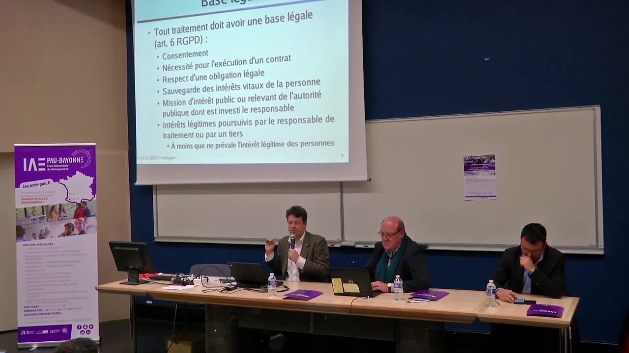 Conférence sur la « RGPD & Cybersécurité »