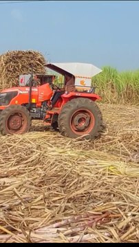 Kubota tractor videos // how to pull out stuck tractor// swaraj sugarcane tractor video // sugarcane farmers in India