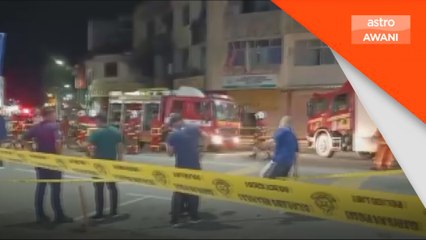 Bangunan tiga tingkat di Kuala Kangsar musnah 30 peratus