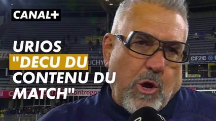 ️ "On va retenir la victoire (...) mais je suis déçu du contenu du match"  La réaction de Christophe Urios