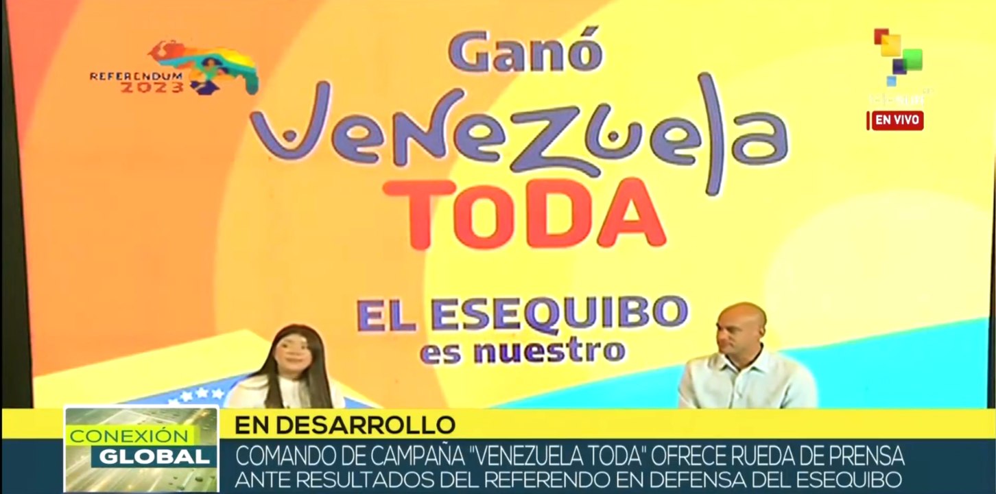 Venezuela respalda el “Sí” al Esequibo pese a mensaje guerrerista de gobierno de Guyana