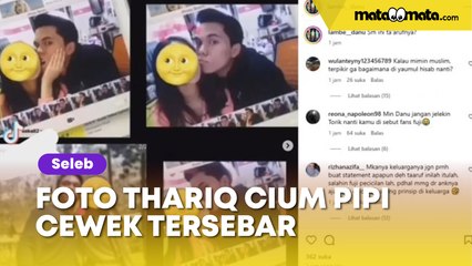 Sempat Ngaku Taaruf, Foto Thariq Halilintar Cium Pipi Cewek Tersebar: Ngeri Kali Abang Ini