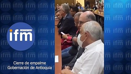 Cierre de empalme Gobernación de Antioquia