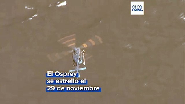 Hallados restos de la aeronave de EEUU y de sus tripulantes tras el accidente en aguas de Japón