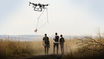 Ukraine's farmers risk their lives clearing the world's largest minefield with drones and robots