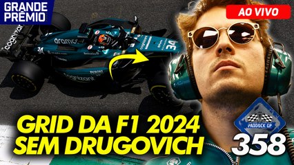 F1 2024 SEM DRUGOVICH no grid + MELHORES DO ANO 2023 | Paddock GP #358