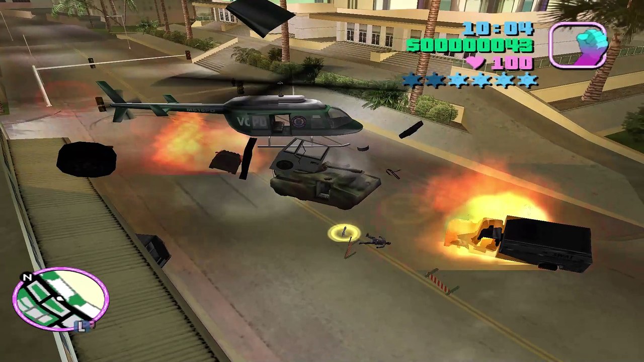 GTA_ Vice City اللعب مع الشرطه 4