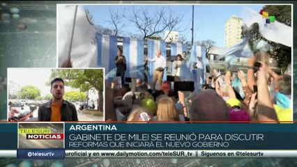 Argentina: Oficina de Javier Milei se reúne con futuro Gabinete de Gobierno