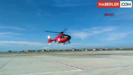 Geçici şuur kaybı yaşayan hasta ambulans helikopterle Van'a sevk edildi