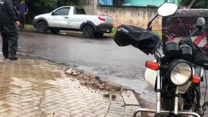 Bombeiros atendem vítima de acidente no Bairro Presidente