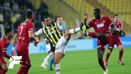 Fenerbahçe farklı kazandı! İşte Sivasspor maçından kareler...