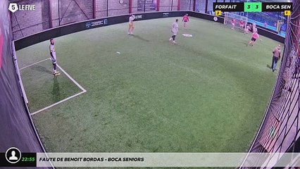 Faute de Benoit Bordas - BOCA SENIORS