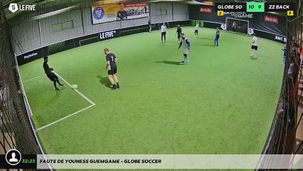 Faute de youness guemgame - GLOBE SOCCER