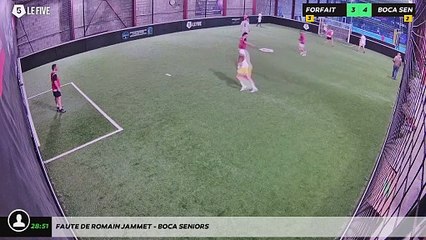 Faute de Romain JAMMET - BOCA SENIORS