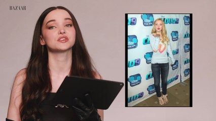 Dove Cameron Was Sewn Into Her Dress and Had No Idea | Fashion Flashback | Harper's BAZAAR