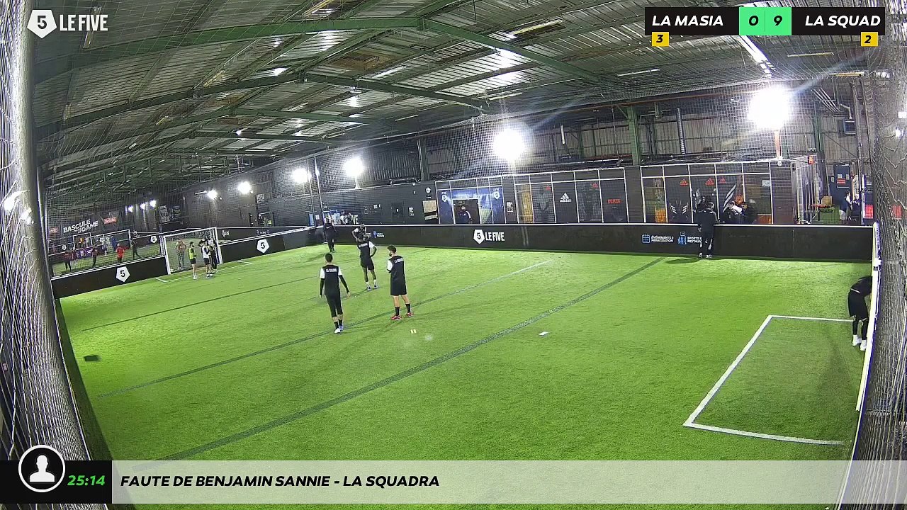 Faute de Benjamin Sannie - LA SQUADRA