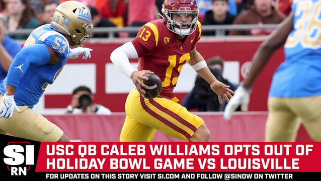 USC's Caleb Williams Opts Out Of Holiday Bowl