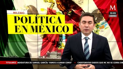 Llega Dante Delgado a reunión de Movimiento Ciudadano en CdMx