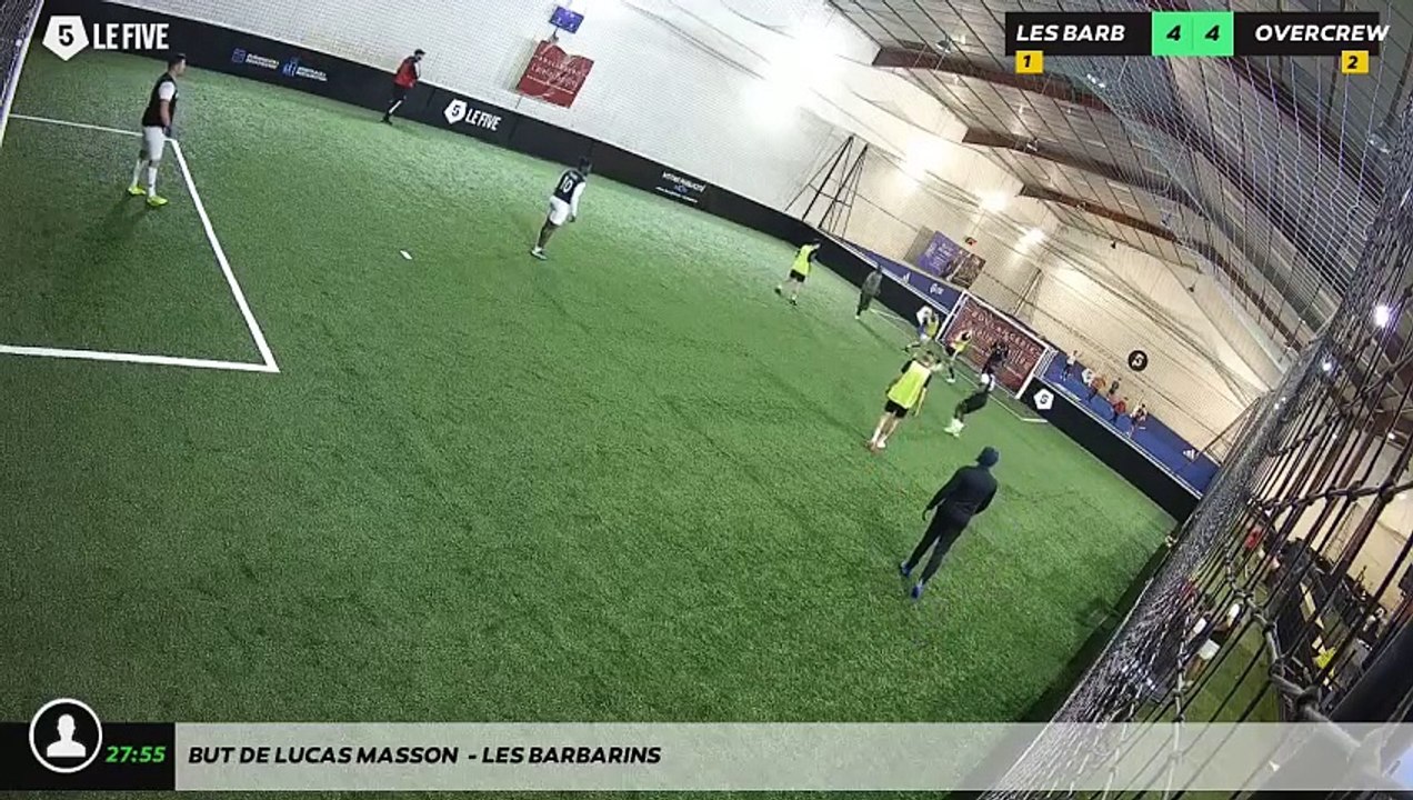 But de Lucas MASSON  - LES BARBARINS