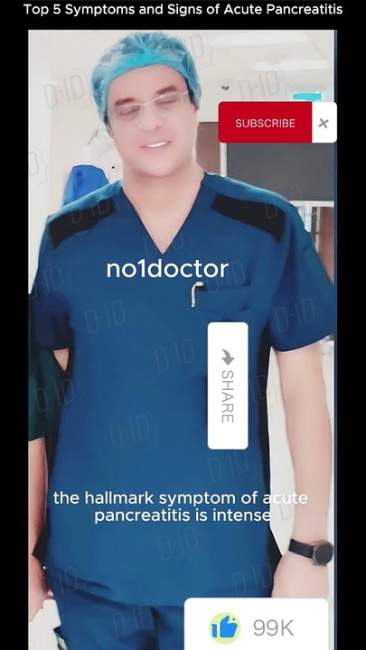 Top 5 Symptoms and Signs of Acute Pancreatitis