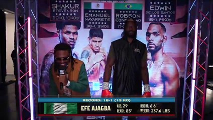 Efe Ajagba vs Joseph Goodall Full Fight HD