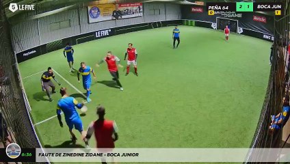 Faute de zinedine zidane - BOCA JUNIOR