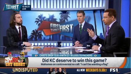 FIRST THINGS FIRST - 'KC deserve to win night' - Nick Wright reacts to Chiefs fall to Packers 27-19