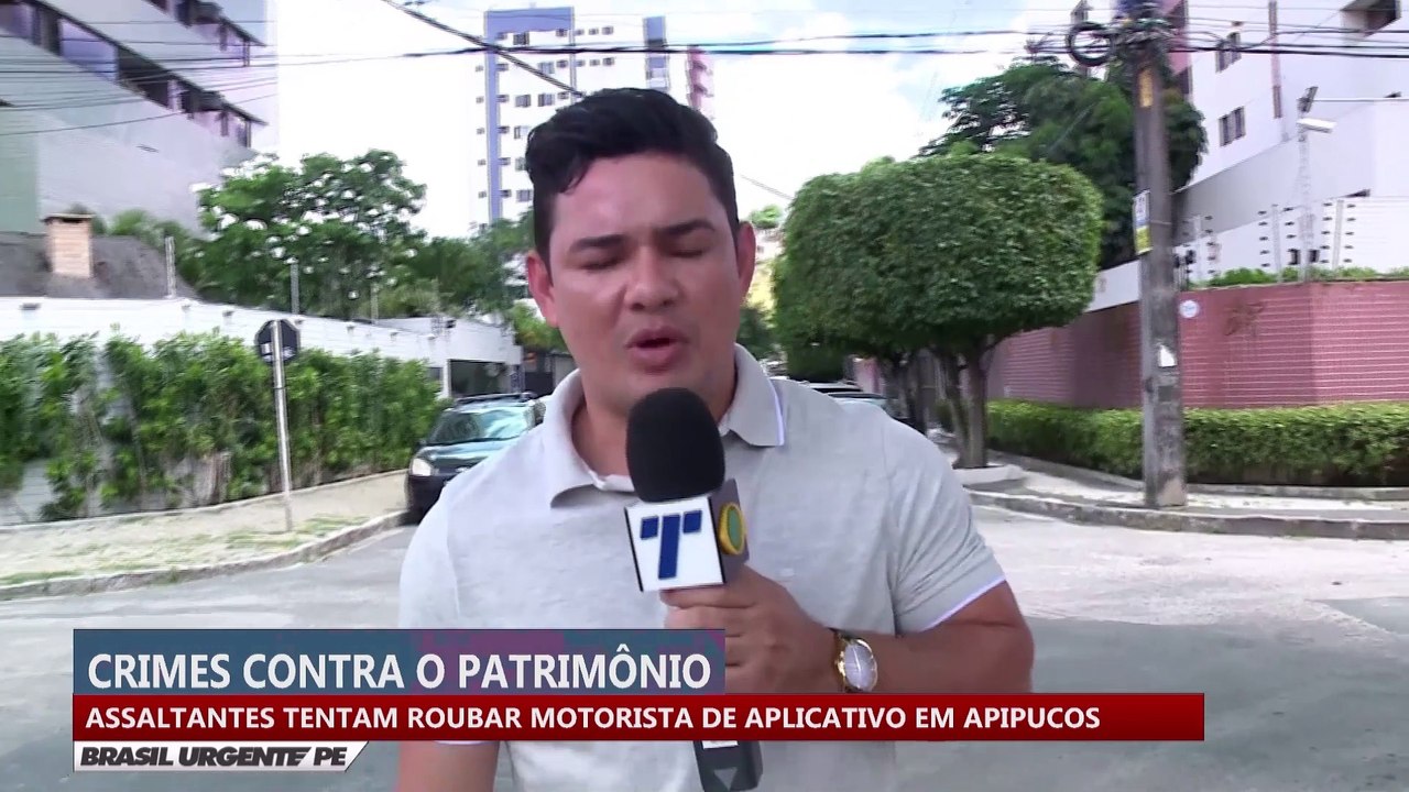 Assaltantes tentam roubar motoristas de aplicativo em Apipucos