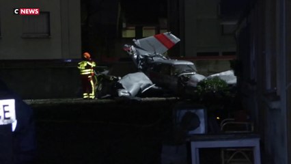 Villejuif : un avion s'écrase dans le jardin d'un immeuble, trois blessés