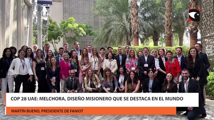COP 28 UAE Melchora, diseño Misionero que se destaca en el mundo