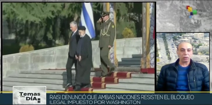 Pdte. de Irán Ebrahim Raisi recibió a su homólogo cubano Miguel Díaz-Canel