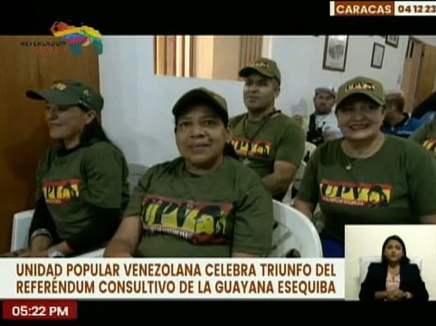 Caracas | UPV celebra victoria histórica del Referendo Consultivo en la defensa del Esequibo