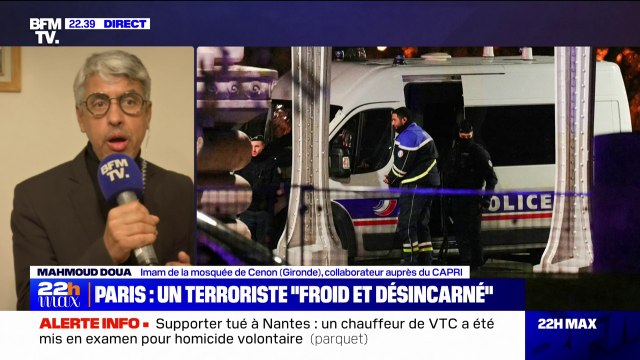 Radicalisation: La religion intervient comme un discours captatif de la colère anarchique chez ces individus , pour Mahmoud Doua (imam de la mosquée de Cenon et collaborateur auprès du CAPRI)