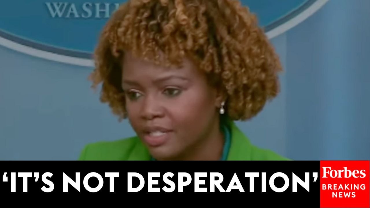 Karine Jean-Pierre Fires Back At Claim That White House Is ‘Desperate’ For Ukraine Funding