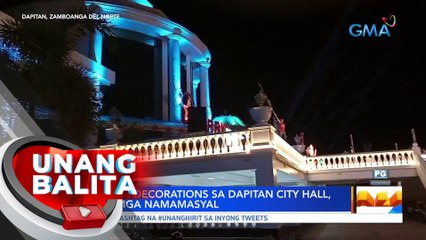 Christmas decorations sa Dapitan City Hall, bida sa mga namamasyal | UB