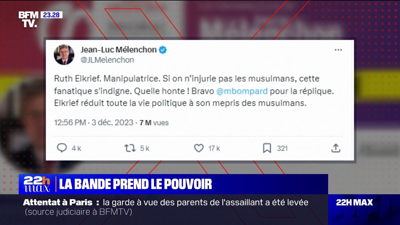 LA BANDE PREND LE POUVOIR - Jean-Luc Mélenchon: une cible sur les journalistes