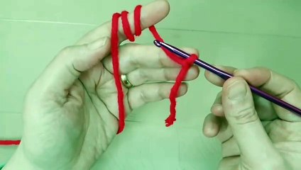 تعليم عقدة البدايه فى الكروشيه بطريقة سهلة وسريعة
