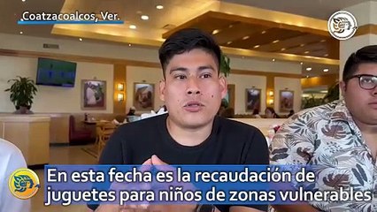 "Ayuda a ayudar" en Coatzacoalcos , en esta fecha es la recaudación de juguetes para niños de zonas vulnerables