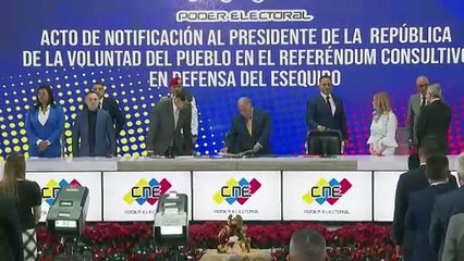 Venezuela dice que "ahora sí" recuperará región que reclama a Guyana
