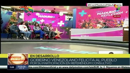 Pdte. Nicolás Maduro analiza resultados del referéndum consultivo sobre el Esequibo