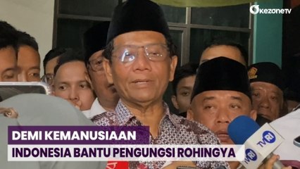 Mahfud MD Tegaskan Komitmen Indonesia Bantu Pengungsi Rohingya Demi Kemanusiaan