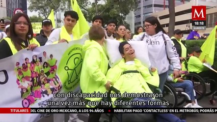 Así se vivió la manifestación del movimiento 'Personas con Discapacidad' en la CdMx