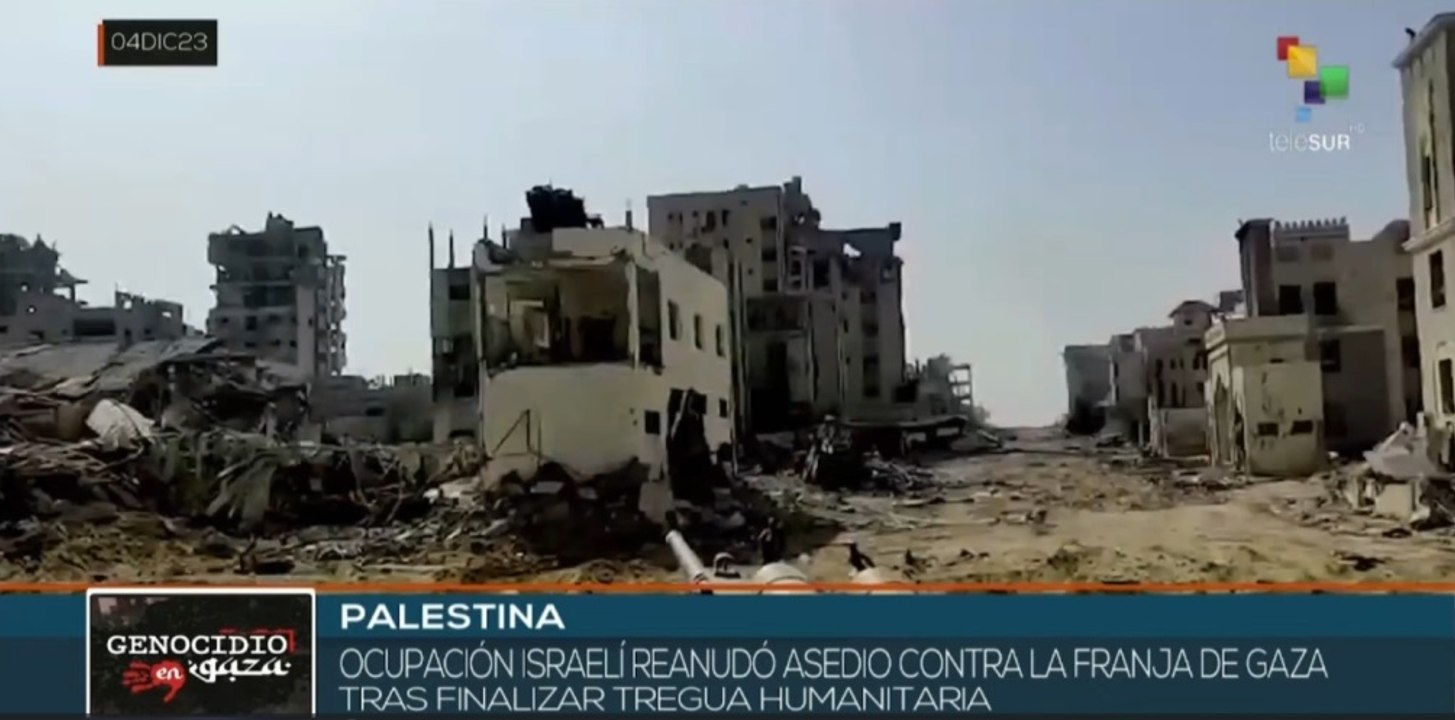 Palestina: Ocupación israelí reanuda bombardeos contra Gaza tras finalizar tregua humanitaria