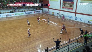 Cascavel Futsal é eliminado da Liga Nacional após derrota para o Atlântico por 6x1