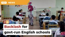 Ex-minister recalls backlash for proposing govt-run English schools