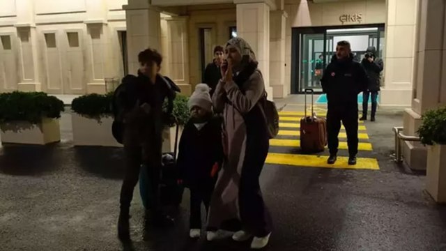 Gazze'den tahliye edilen Türk vatandaşları İstanbul'da
