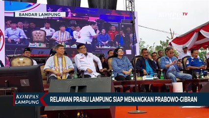 Relawan Prabu Lampung Siap Menangkan Prabowo-Gibran di Pilpres