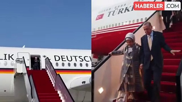 Alman lidere ayar veren Katar'da Cumhurbaşkanı Erdoğan'a tarihi karşılama