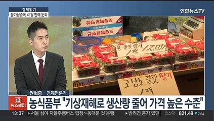 [경제읽기] 물가상승폭 넉 달 만에 둔화…3분기 경제성장률 0.6%