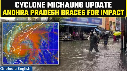 Cyclone Michaung: Storm Hits Andhra Pradesh, Leaves 8 Dead and Many Displaced| Oneindia News